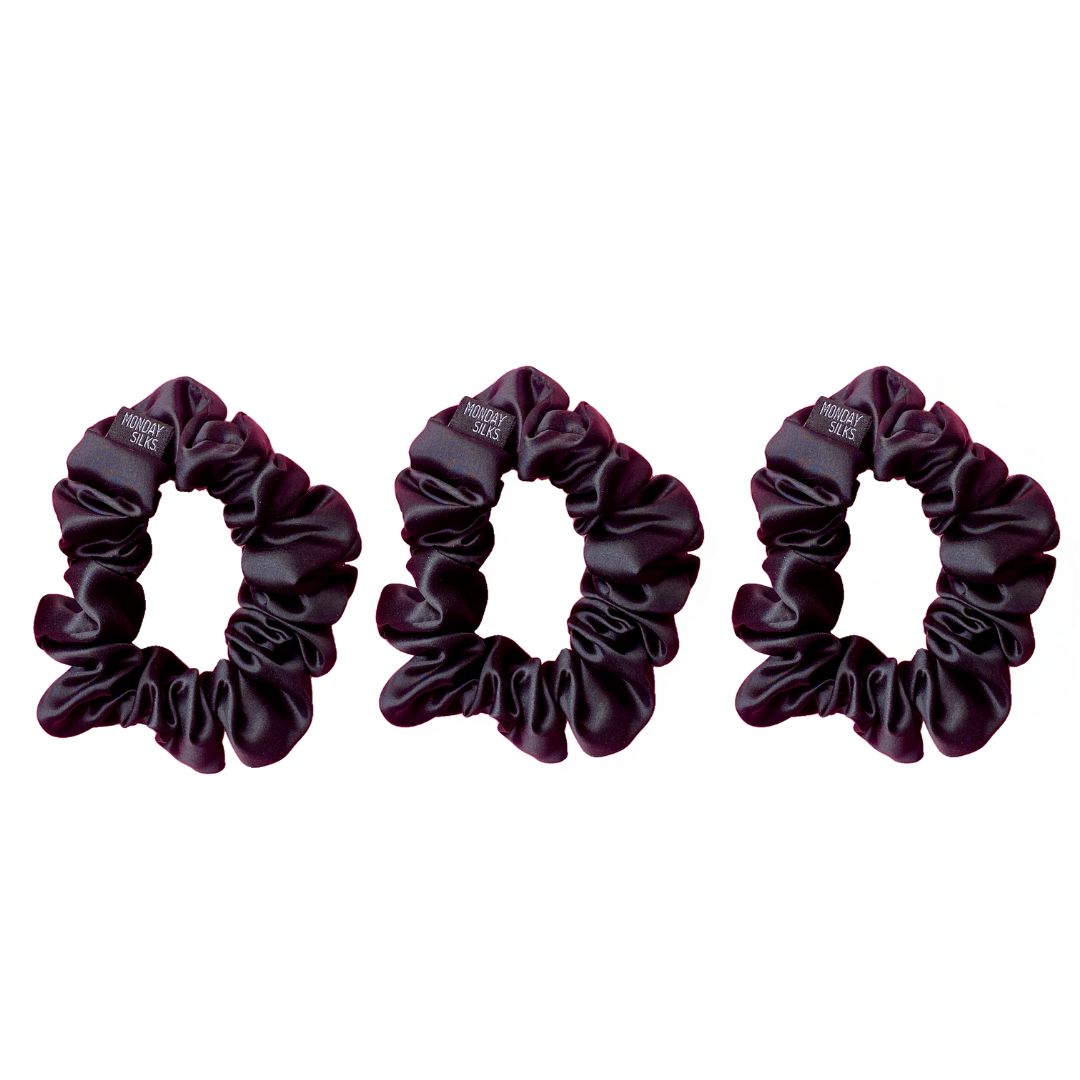 Monday_Silk_3_black_midi_scrunchies_NZ