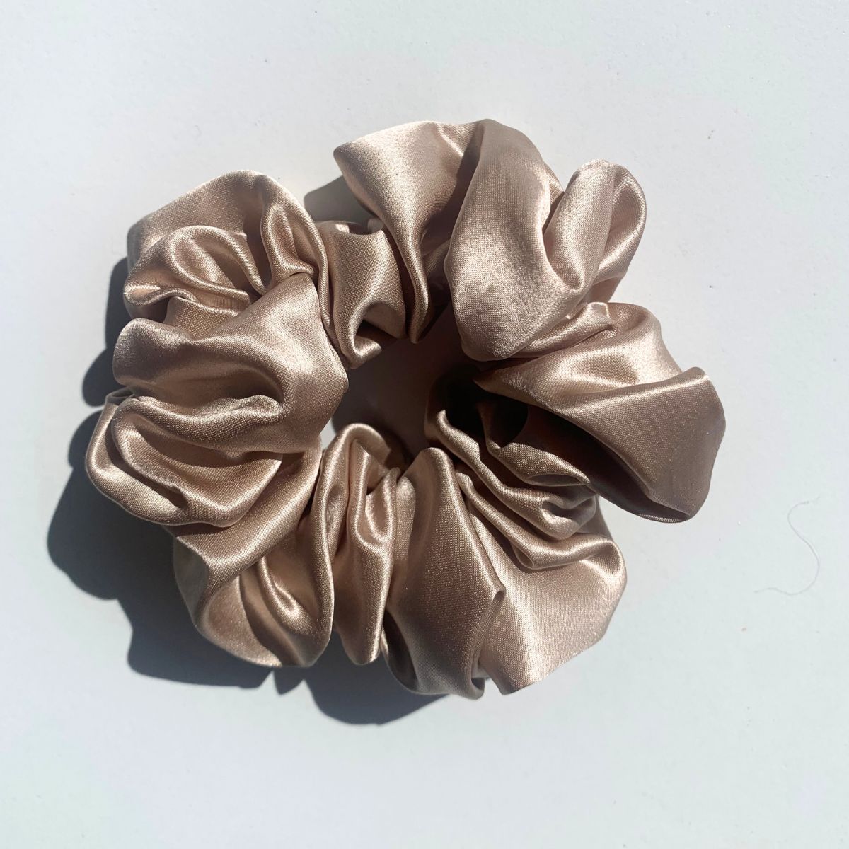 Monday Silks silk scrunchies champagne